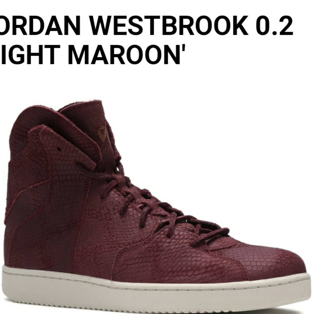 JORDAN WESTBROOK 0.2 in MAROON Size : 10